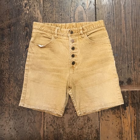 [USED] ベージュDENIM SHORTS