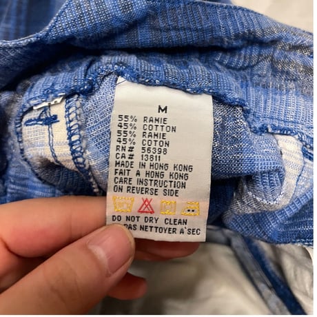 [USED] BLUE チェックハーフPANTS