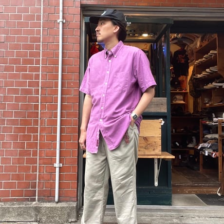 [USED] PINK OXFORD S/S BD SHIRTS