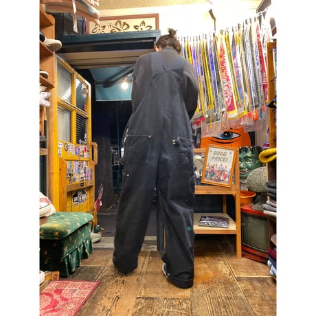 [USED] carhartt  BIG size  OVERALL BLACK