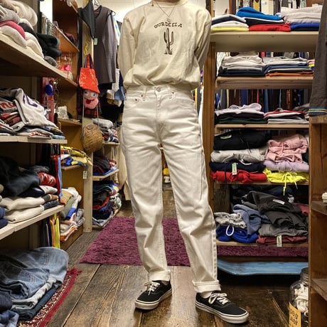 [USED] Levis 626 WHITE DENIM！
