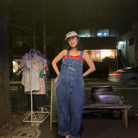 [USED] OLD KEY DENIM Overall  💚