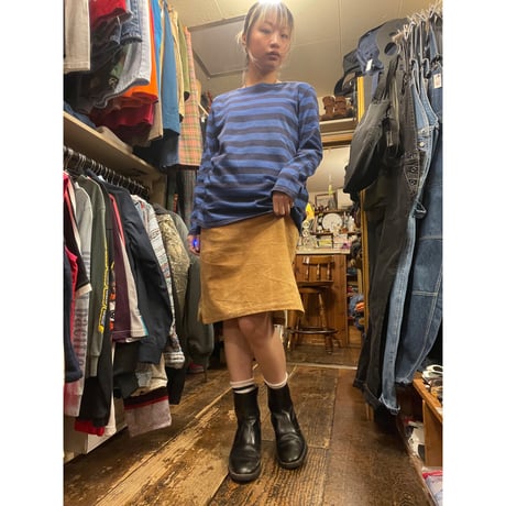 [USED]”A.P.C”ボーダーロンT