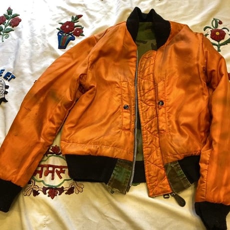 [USED] vintage CAMO柄  MA-1