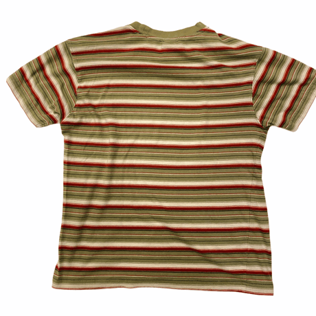 [USED] ピスタチオカラー🌱マルチボーダーTee