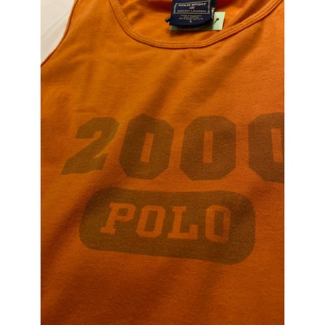 [USED] OLD "POLO SPORT"タンクトップ orange