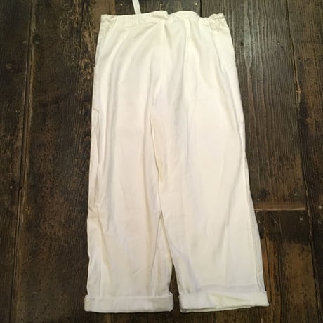[USED] チェコ軍  コックパンツ WHITE