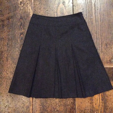 [USED] WOOL プリーツスカート