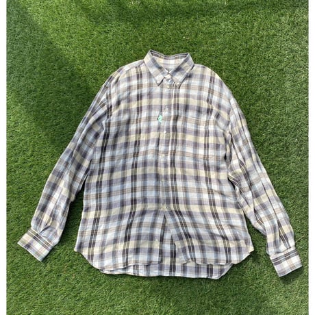 [USED] BIG size チェックSHIRTS  ！