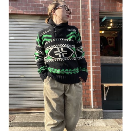 [USED] POLO RalphLauren ショールカラーニット