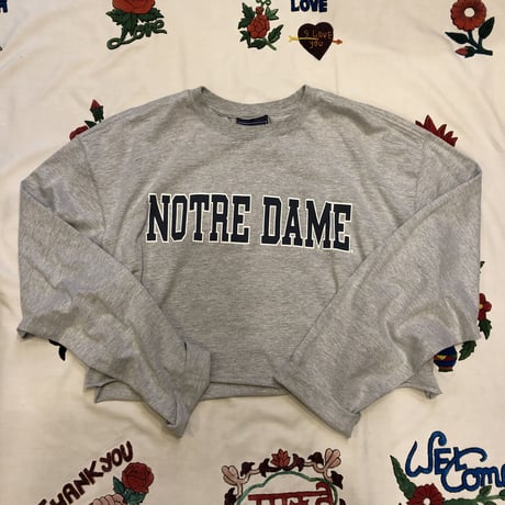 [GARDE-Nworks]  SHORT丈  ロン Tee！"NOTRE DAME"
