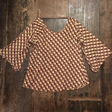 [USED] アフリカンベルスリーブTOPS