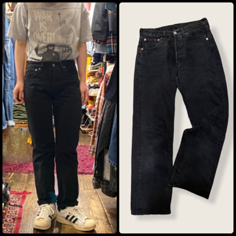 [USED] Levis 501 BLACK/ MADE IN U.S.A.