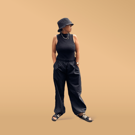 [SELECT]  NYLON PANTS 3色
