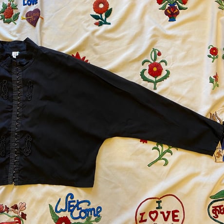 [USED] vintage フロントホック ブラウス