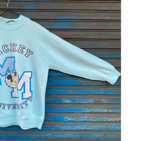 [USED] OLD "MICKEY UNIVERSITY" SWEAT💛