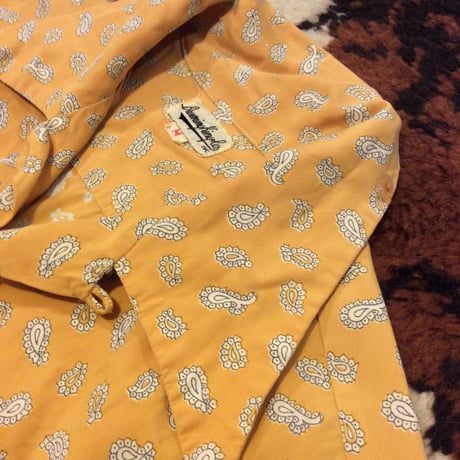 [USED] VINTAGE ペイズリー レーヨンシャツ