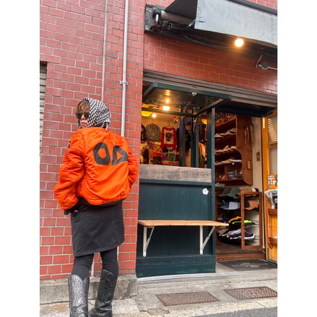 [QP ○△ ⇄ garden] 001 MA-1 BLACK