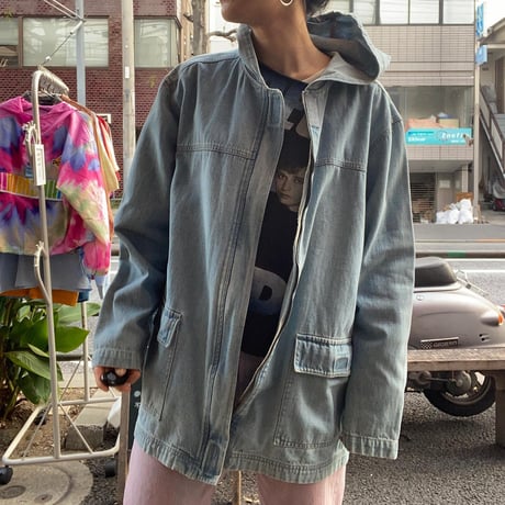[USED] DENIM ハーフコート