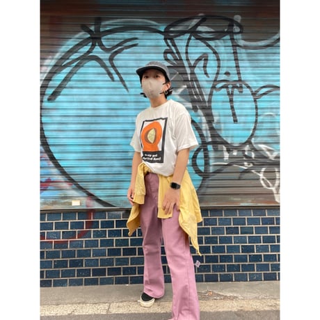 [USED]  EURO cotton イエロー ZIP PARKA