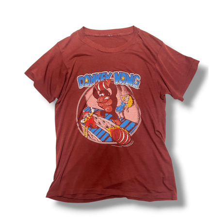 [USED] 1981's vintage US "DONKEY KONG"  Tee