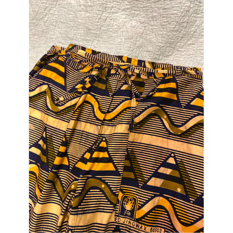 [USED] アフリカンバティックPANTS/ YELLOW