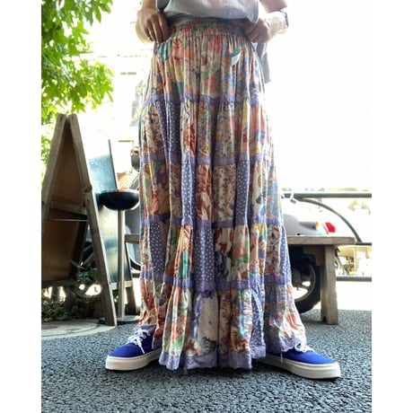 [USED] 花柄ティアードスカート 💐