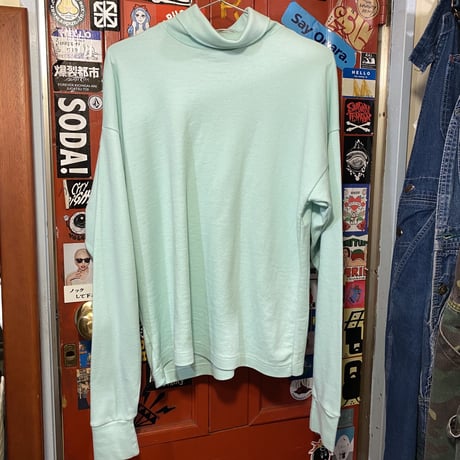 [USED] ミントカラーハイネックTOPS♡