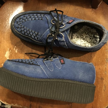 [USED] BLUE SUEDE ラバーソール