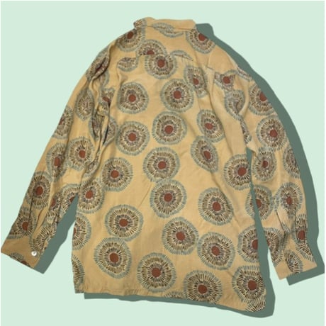 [USED] レーヨン L/S 花火🎆SHIRTS