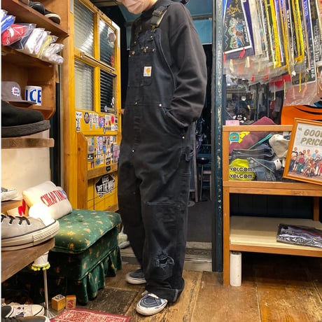 [USED] carhartt  BIG size  OVERALL BLACK