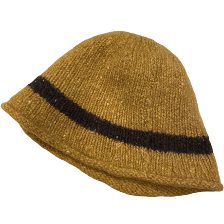 [USED] KNIT HAT  マスタードカラー