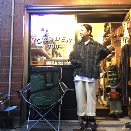 [USED] 60's vintage 筆記体 L.L.Bean COTTON CHECK SHIRTS