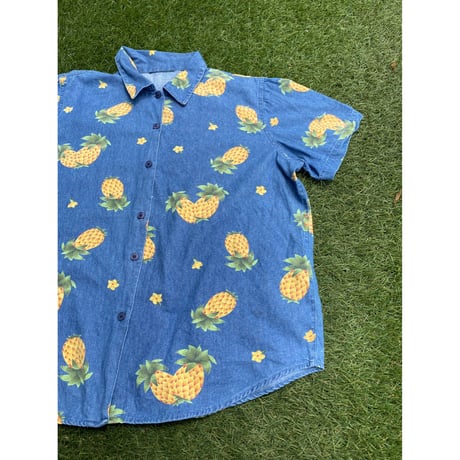 [USED] パイナッポー DENIM シャツ