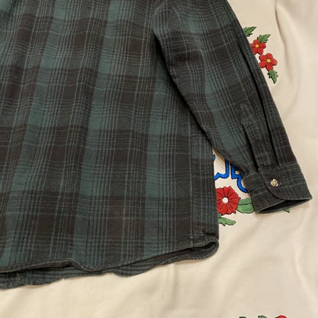 [USED] 渋めGREEN CHECK HEAVYネル