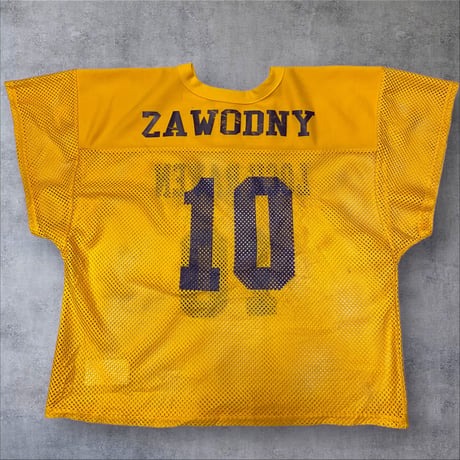 [USED] OLD RUSSELL MESH FOOTBALL  tee