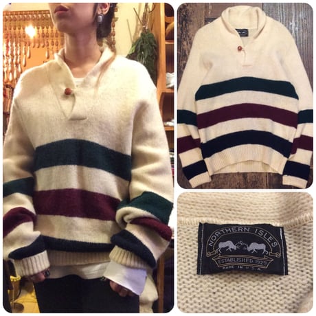 [USED] ショールカラーセーター
