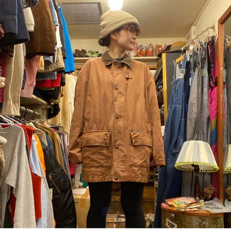 [USED] オイルド JKT ／ブラウン