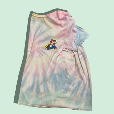 ［USED］SUPER MARIO WORLD タイダイTEE