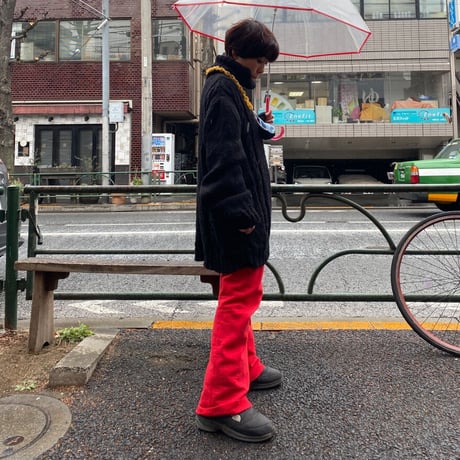 [USED] BLACK タートルニット