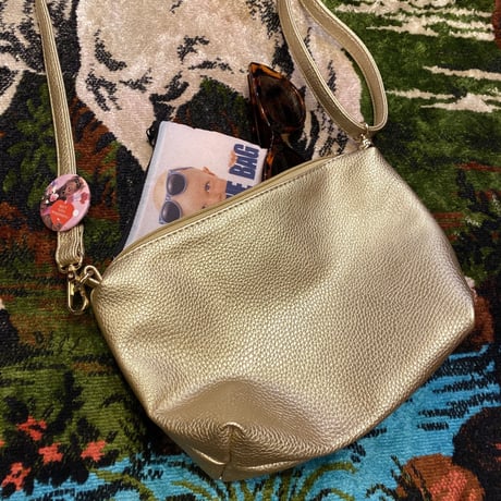 [USED] "champagne gold" shoulder bag♡