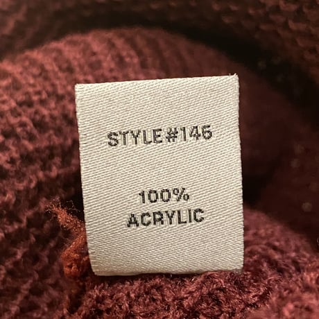 [USED] 100% Acryl♡ぽこぽこビーニー