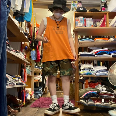 [USED] OLD "POLO SPORT"タンクトップ orange