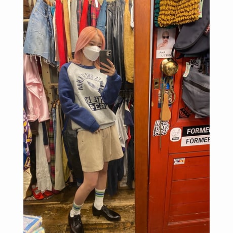[USED] made in U.S.A. RAGLAN SWEAT！