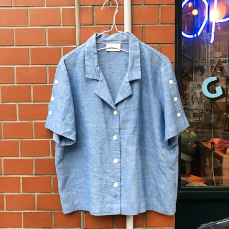 [USED]スッキリ大きめ開襟シャツ