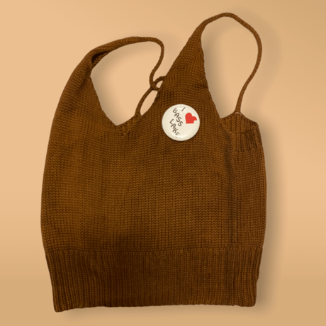 [USED] BROWN ニットキャミ♡