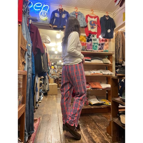 [USED] NEL CHECK  パジャマパンツ