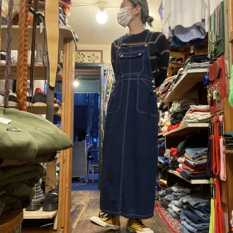 [USED]デニムサロペットスカート