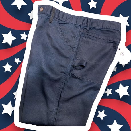[USED] OLD BLACK PAINTER PANTS