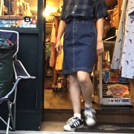 [USED] シンプルデザイン デニムスカート